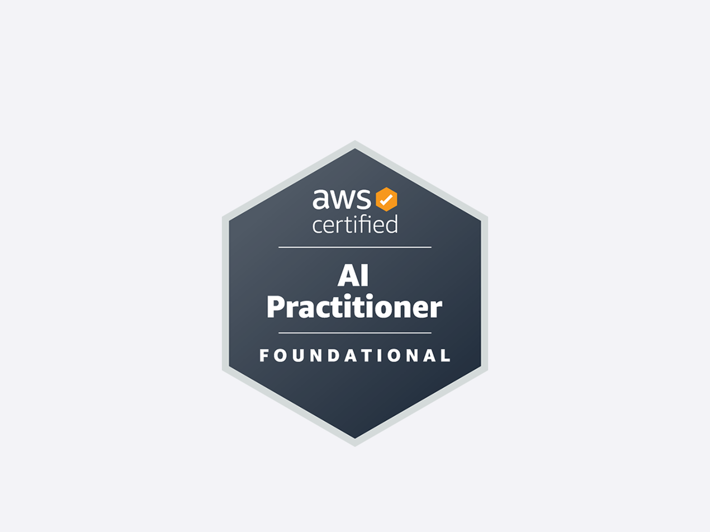 AWS AI Practitioner Foundational badge