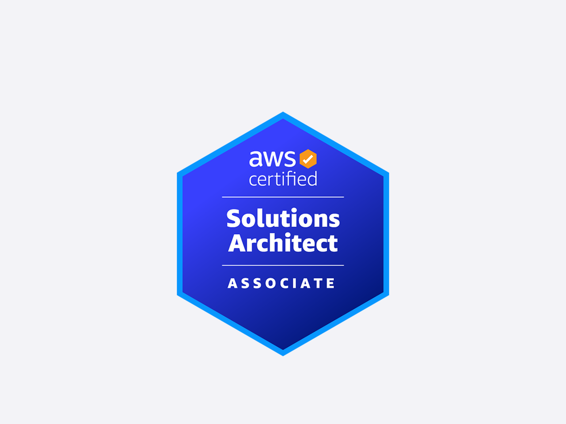 AWS Solutions Architect Associate badge